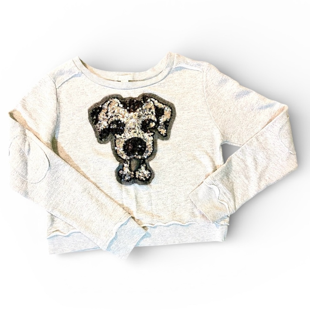 The Cutest Sweatshirt you’ll see this year! Forever 21 Cropped Sweatshirt Sz L